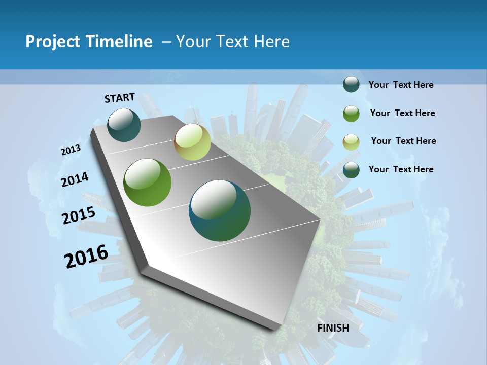 Circle Ecology Copy PowerPoint Template
