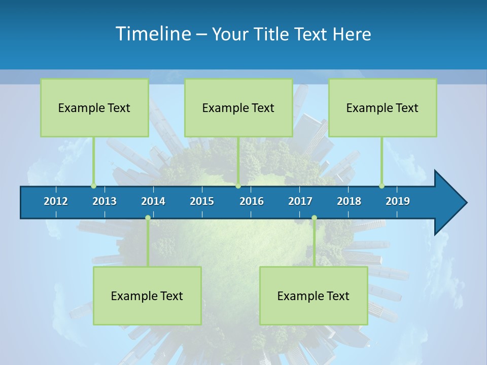 Circle Ecology Copy PowerPoint Template