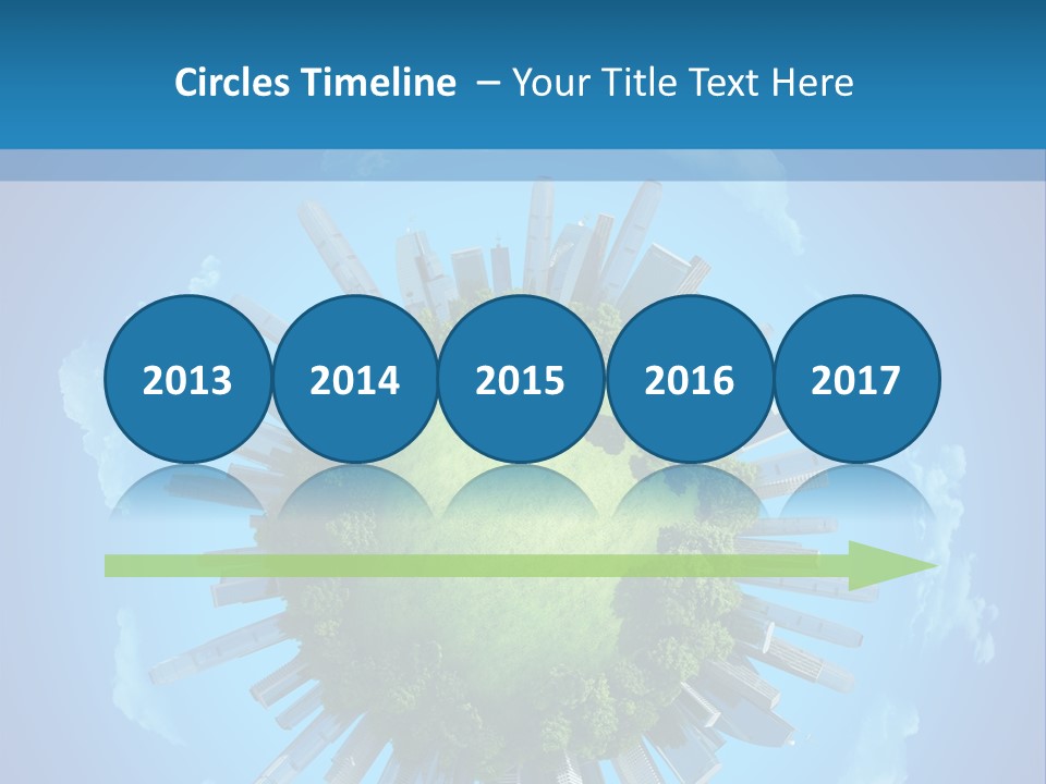 Circle Ecology Copy PowerPoint Template
