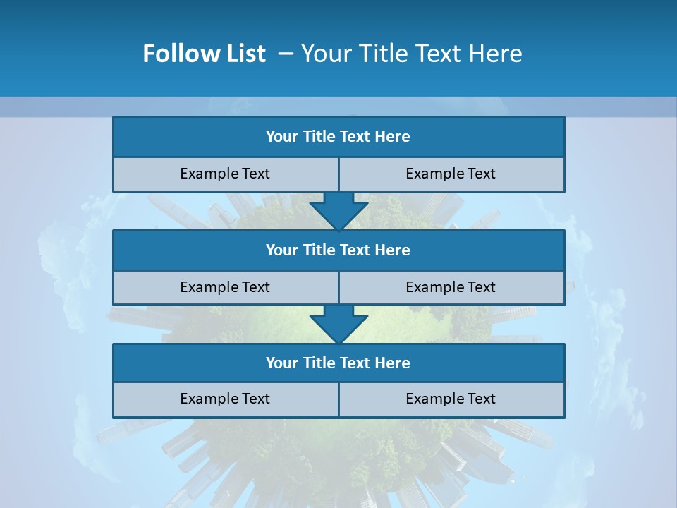 Circle Ecology Copy PowerPoint Template