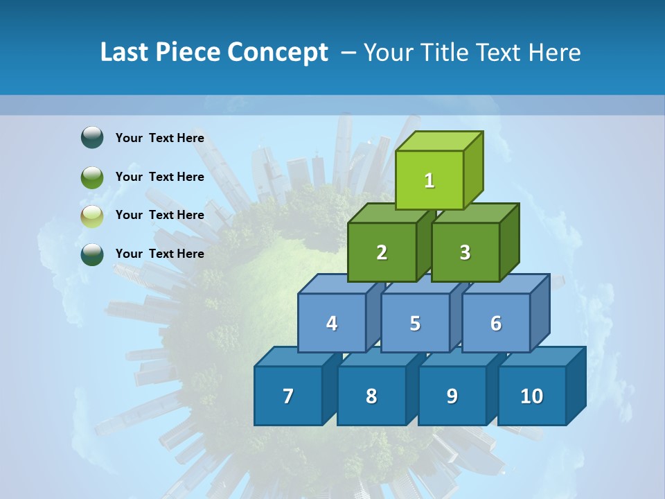 Circle Ecology Copy PowerPoint Template