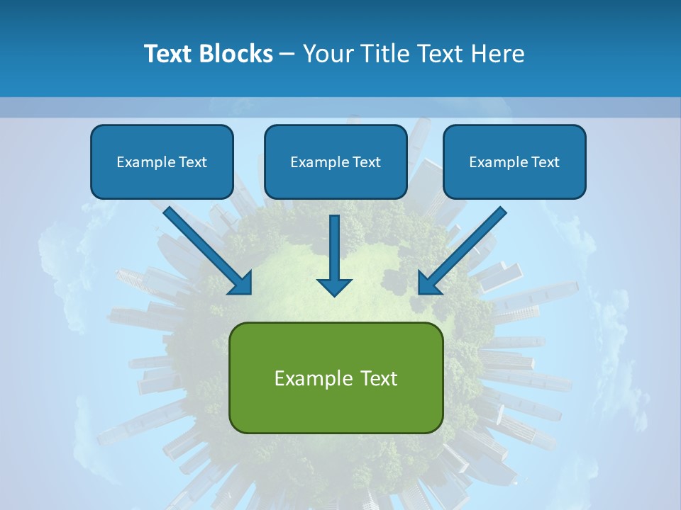 Circle Ecology Copy PowerPoint Template