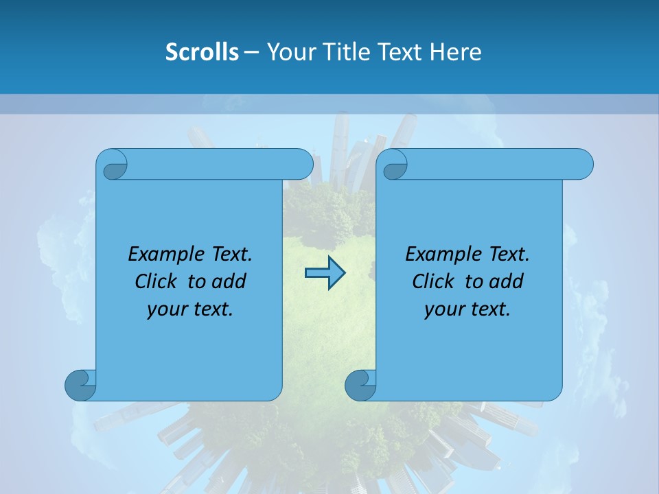 Circle Ecology Copy PowerPoint Template