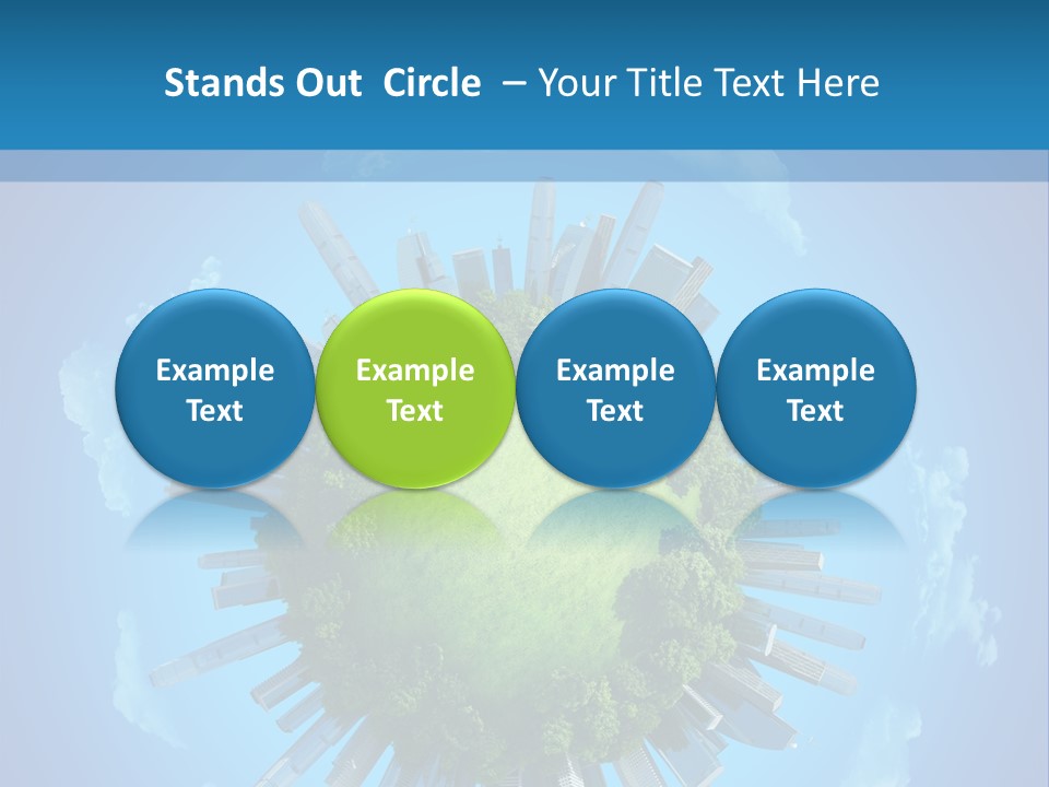 Circle Ecology Copy PowerPoint Template