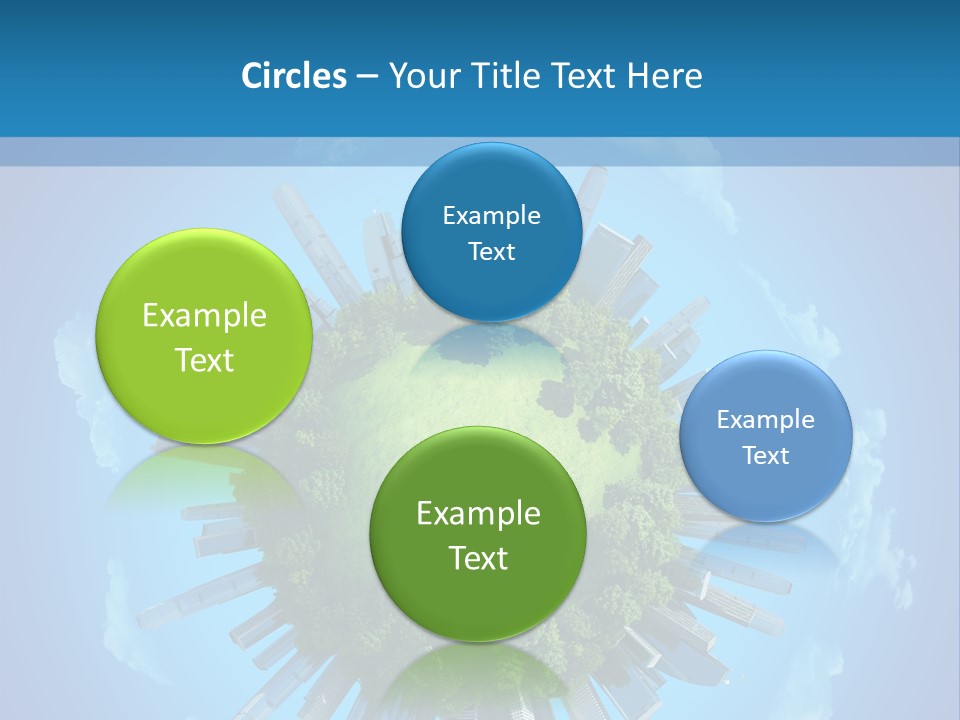 Circle Ecology Copy PowerPoint Template