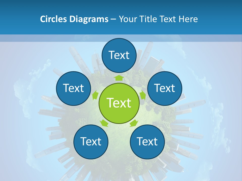 Circle Ecology Copy PowerPoint Template