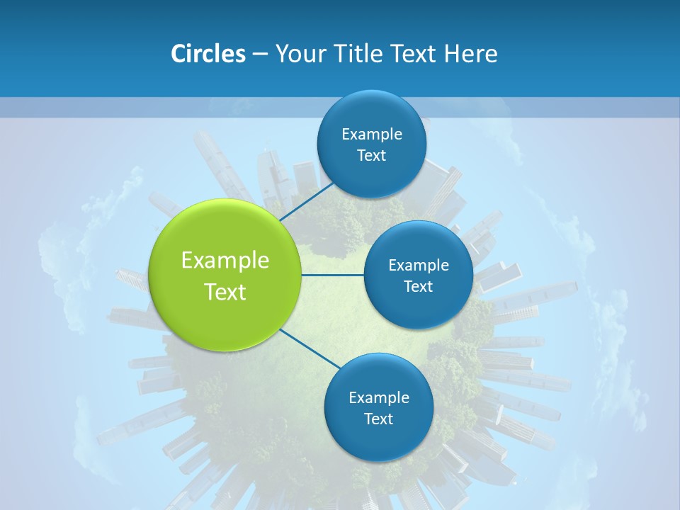 Circle Ecology Copy PowerPoint Template