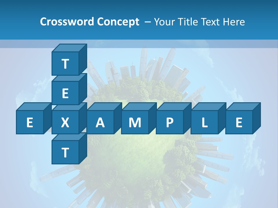 Circle Ecology Copy PowerPoint Template