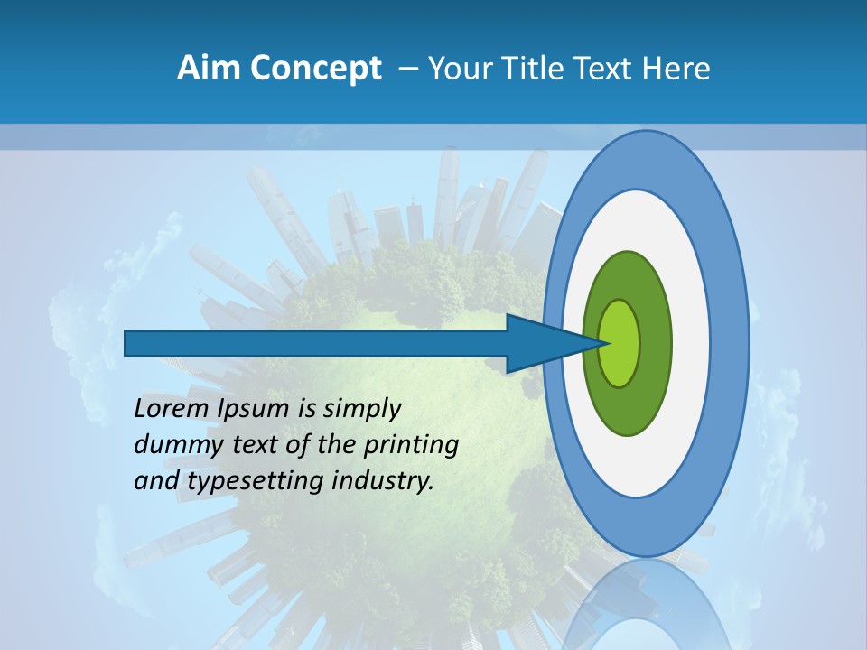 Circle Ecology Copy PowerPoint Template
