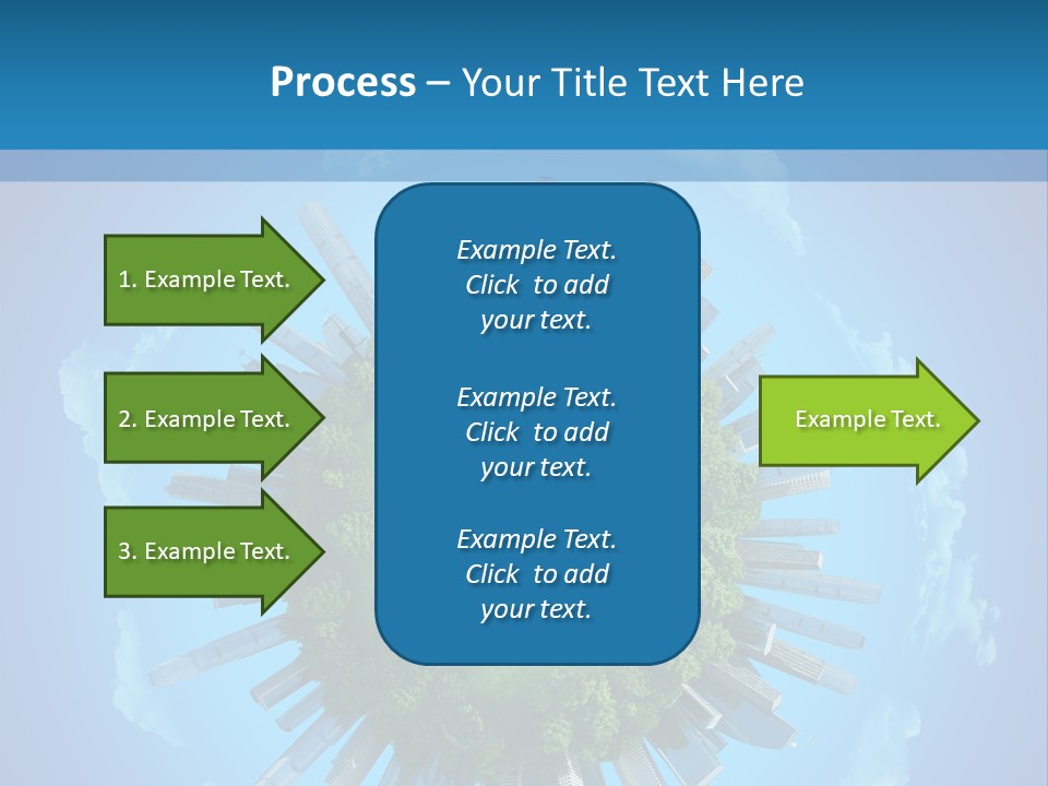 Circle Ecology Copy PowerPoint Template