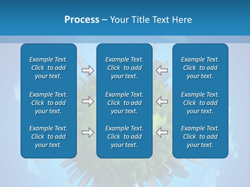 Circle Ecology Copy PowerPoint Template