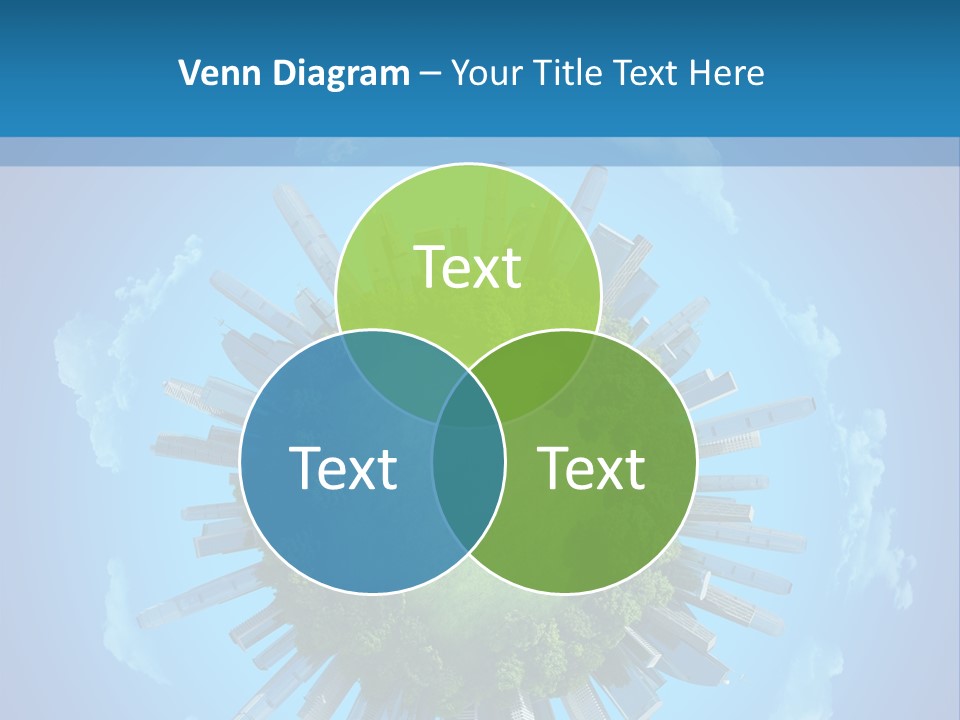 Circle Ecology Copy PowerPoint Template