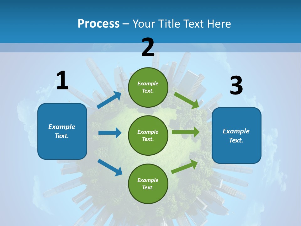 Circle Ecology Copy PowerPoint Template
