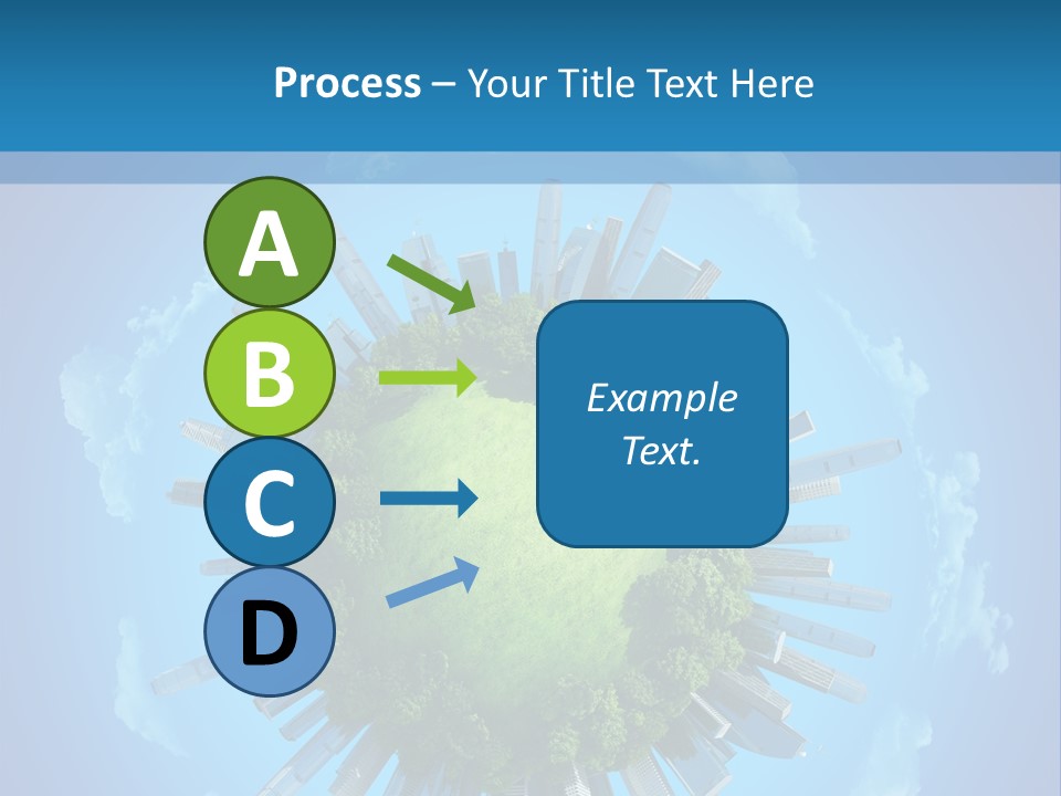 Circle Ecology Copy PowerPoint Template