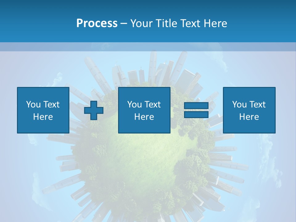 Circle Ecology Copy PowerPoint Template
