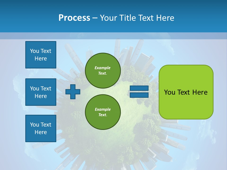 Circle Ecology Copy PowerPoint Template