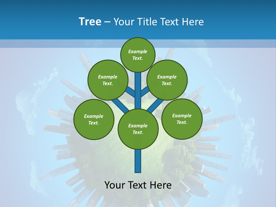Circle Ecology Copy PowerPoint Template