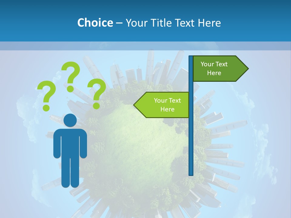 Circle Ecology Copy PowerPoint Template
