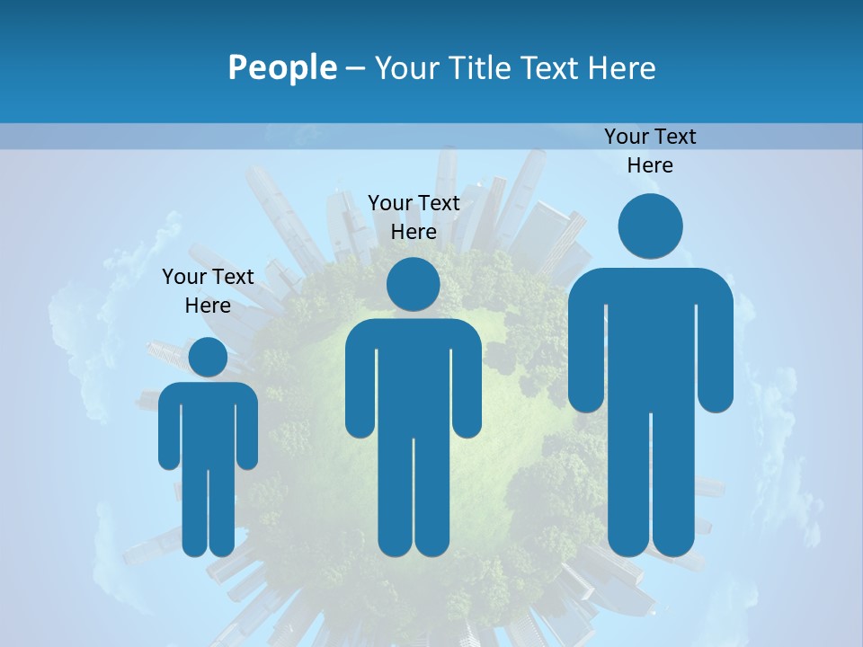 Circle Ecology Copy PowerPoint Template