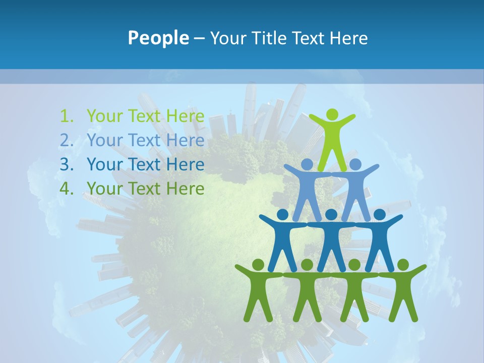 Circle Ecology Copy PowerPoint Template