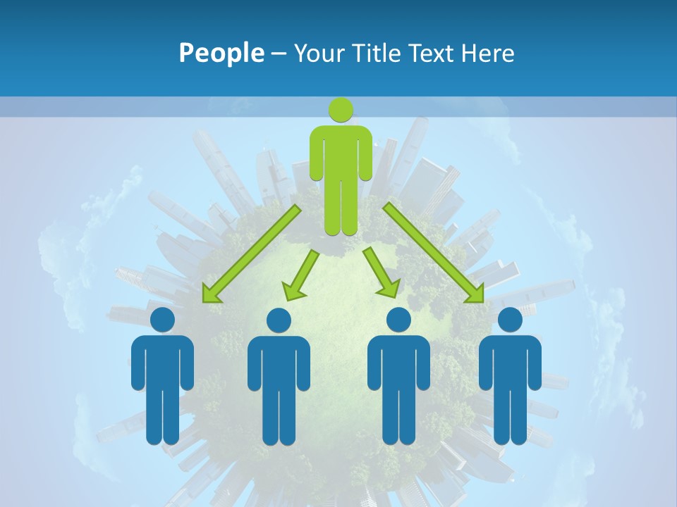 Circle Ecology Copy PowerPoint Template