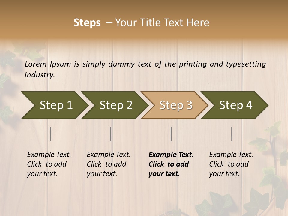 Timber Design Nature PowerPoint Template