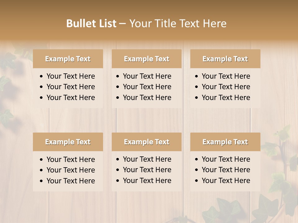 Timber Design Nature PowerPoint Template