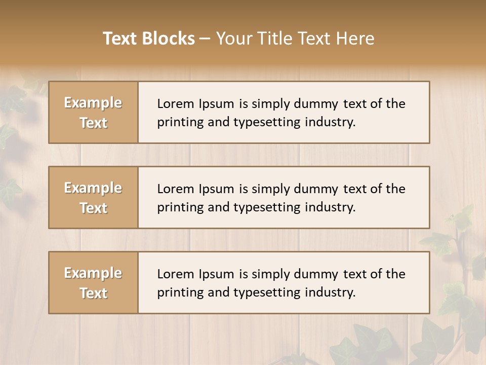 Timber Design Nature PowerPoint Template