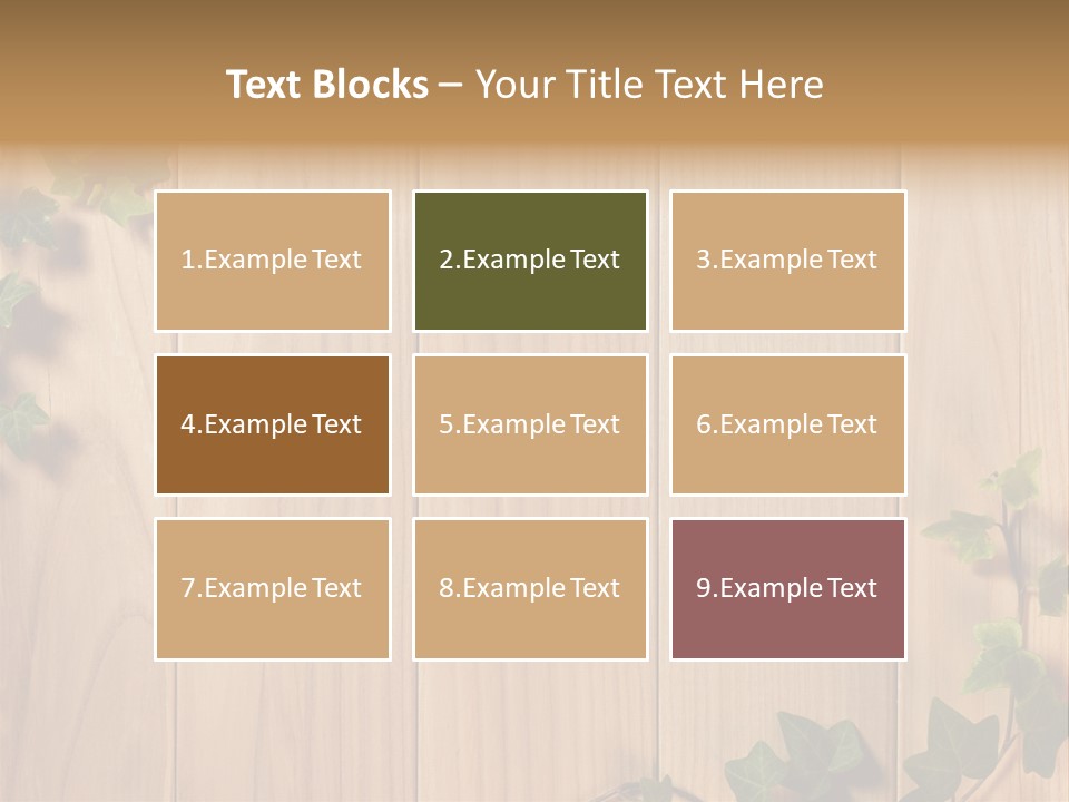 Timber Design Nature PowerPoint Template