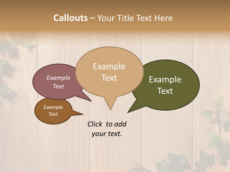 Timber Design Nature PowerPoint Template