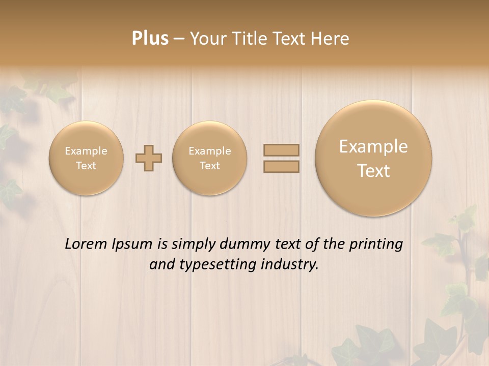 Timber Design Nature PowerPoint Template