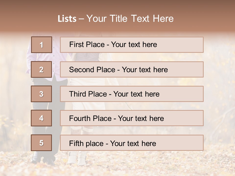 Romantic Fun Casual PowerPoint Template