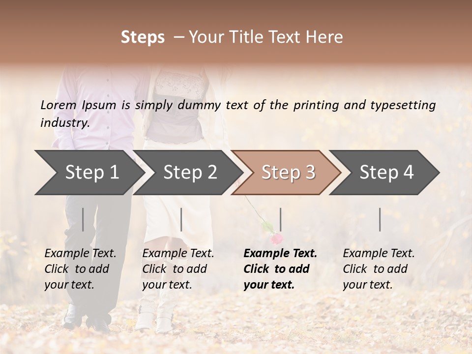 Romantic Fun Casual PowerPoint Template