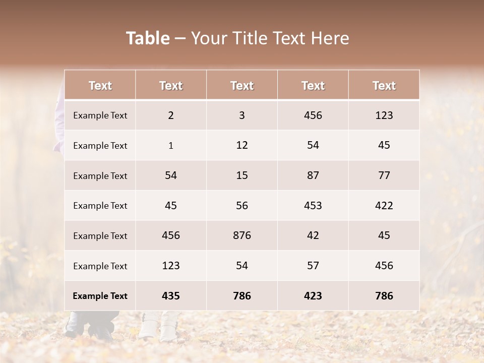 Romantic Fun Casual PowerPoint Template