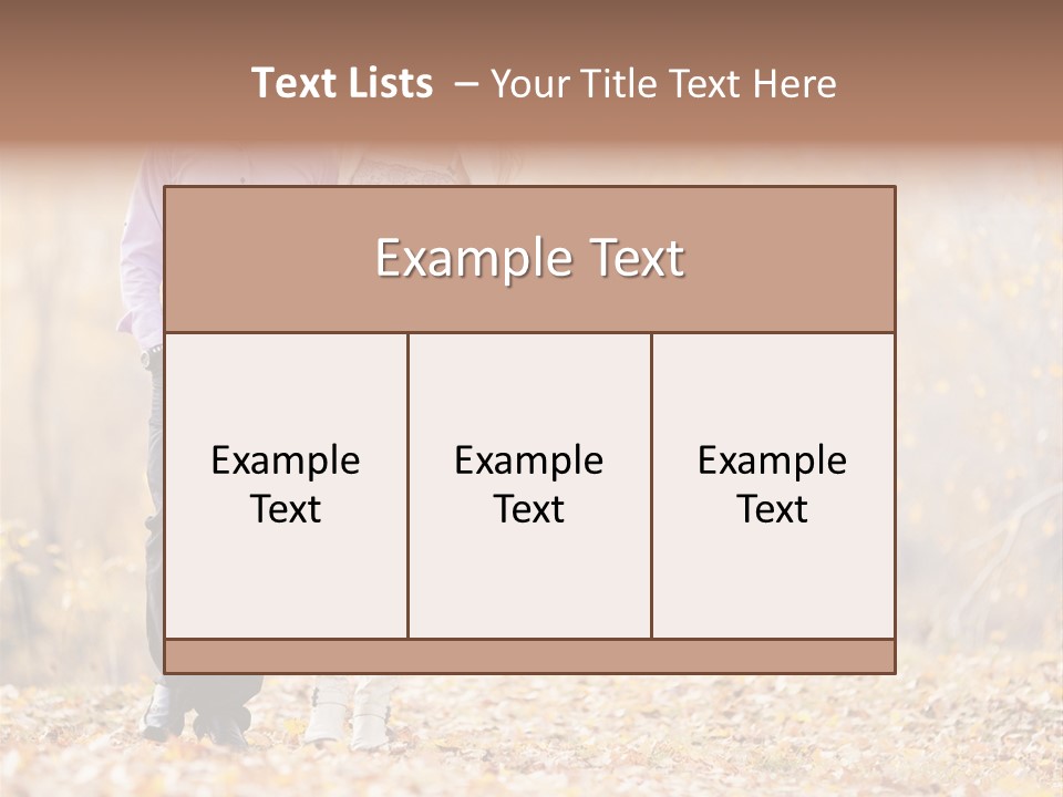 Romantic Fun Casual PowerPoint Template