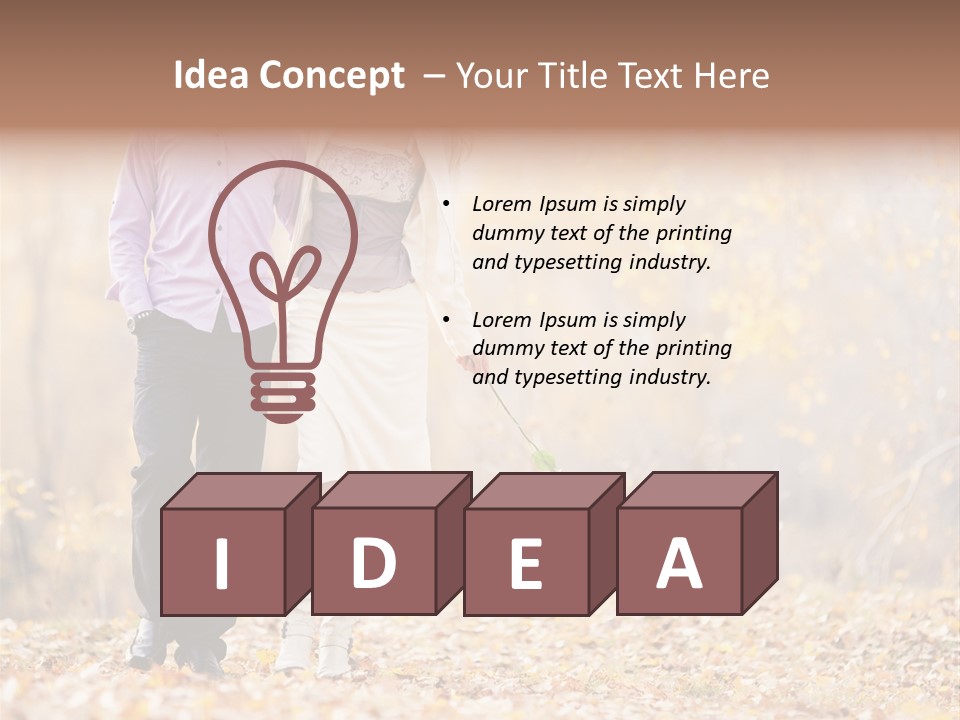 Romantic Fun Casual PowerPoint Template