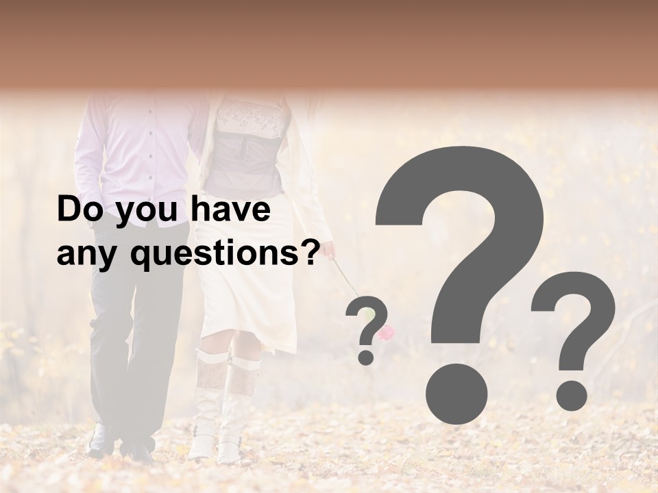 Romantic Fun Casual PowerPoint Template