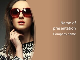 One Style Glamor PowerPoint Template