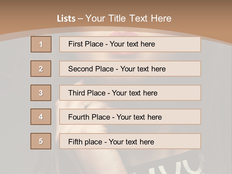 One Style Glamor PowerPoint Template