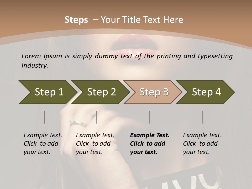 One Style Glamor PowerPoint Template