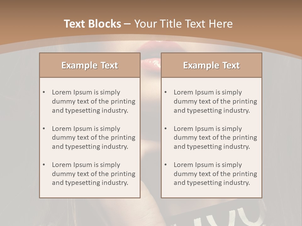 One Style Glamor PowerPoint Template