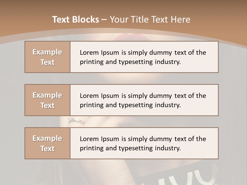 One Style Glamor PowerPoint Template