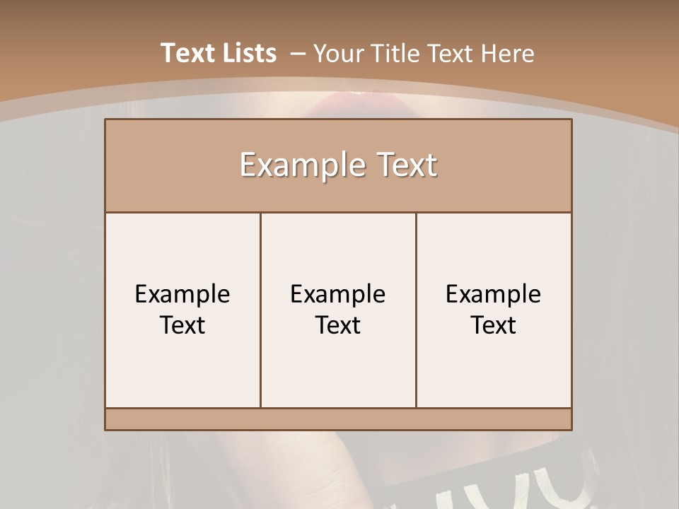 One Style Glamor PowerPoint Template