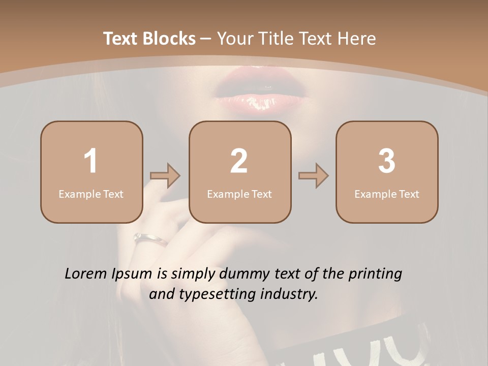 One Style Glamor PowerPoint Template
