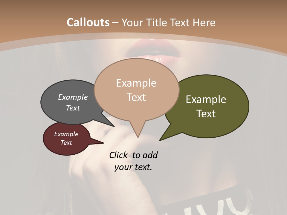One Style Glamor PowerPoint Template