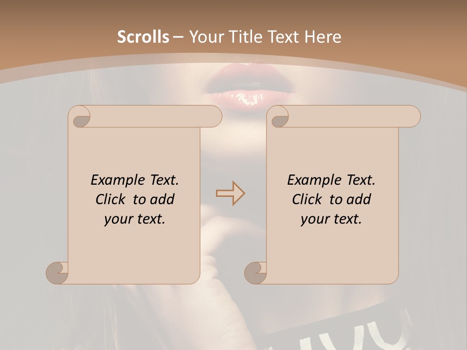 One Style Glamor PowerPoint Template