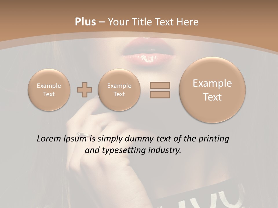 One Style Glamor PowerPoint Template