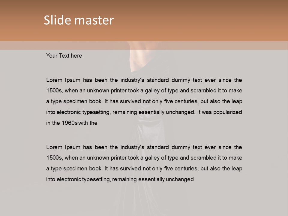 Dress Legs Attractive PowerPoint Template