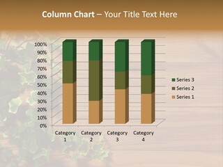 Pattern Wall Plant PowerPoint Template