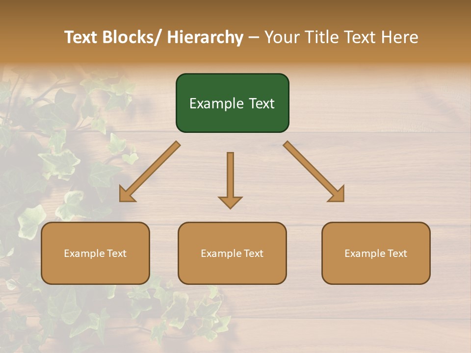 Pattern Wall Plant PowerPoint Template